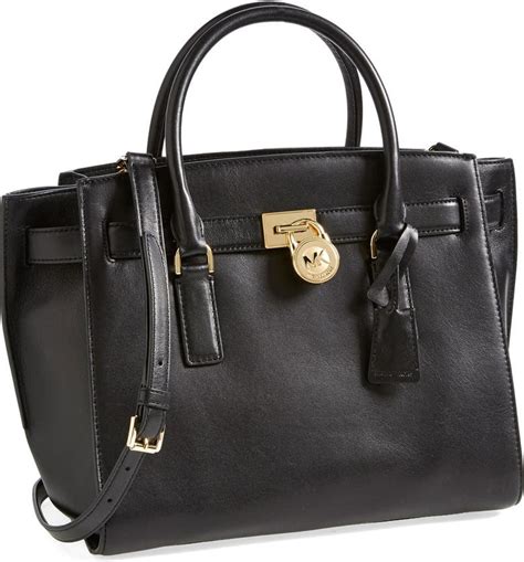 michael kors hamilton large traveler black|Amazon.com: Michael Kors Hamilton Handbags.